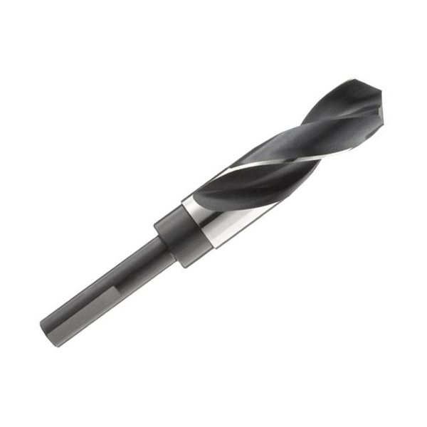 Drill America 51/64" Reduced Shank HSS Drill Bit 1/2" Shank 3-Flat Shank, Overall Length: 6" D/A3F51/64